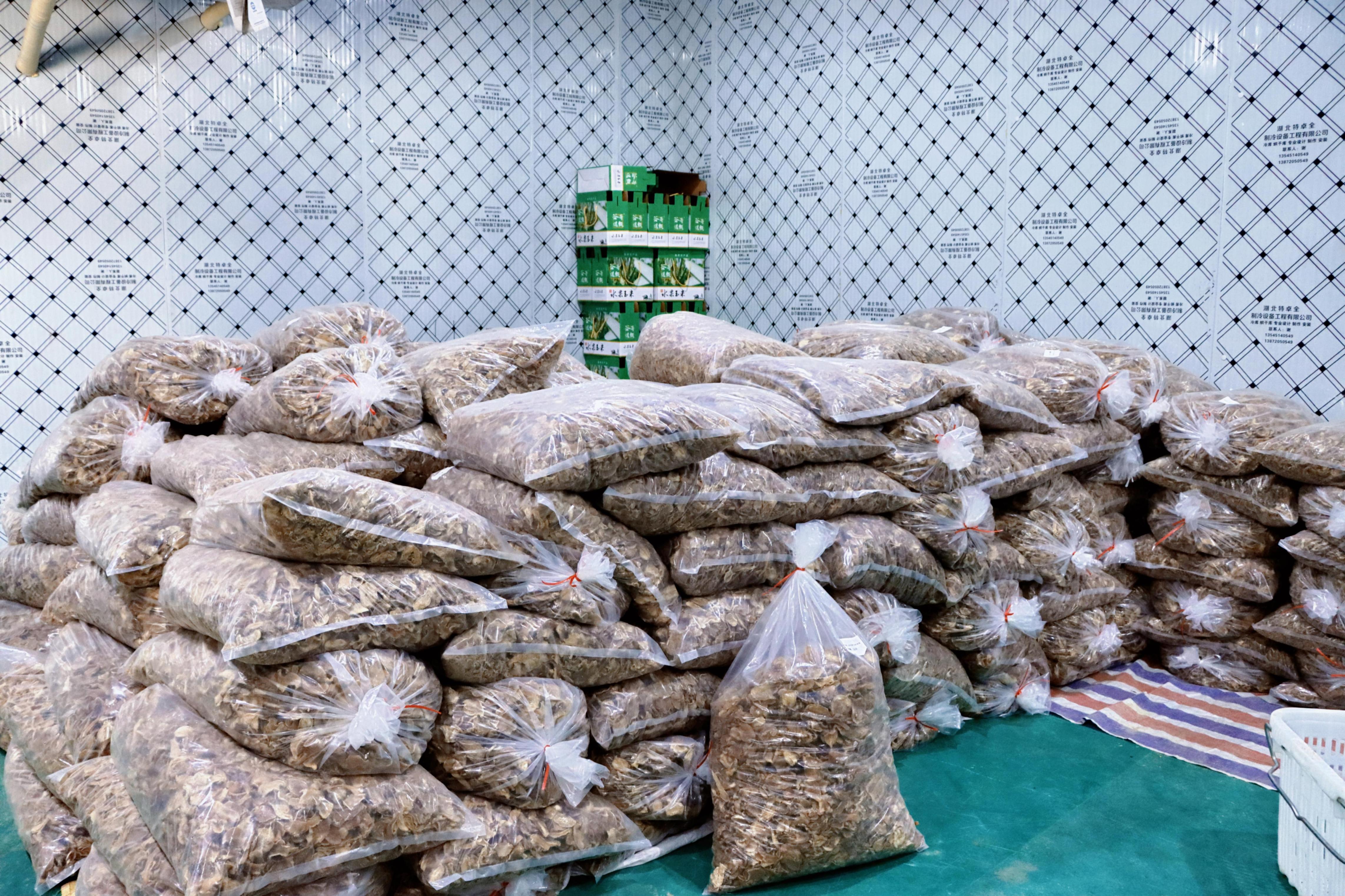 農(nóng)戶家中存儲(chǔ)的農(nóng)產(chǎn)品。受訪方供圖