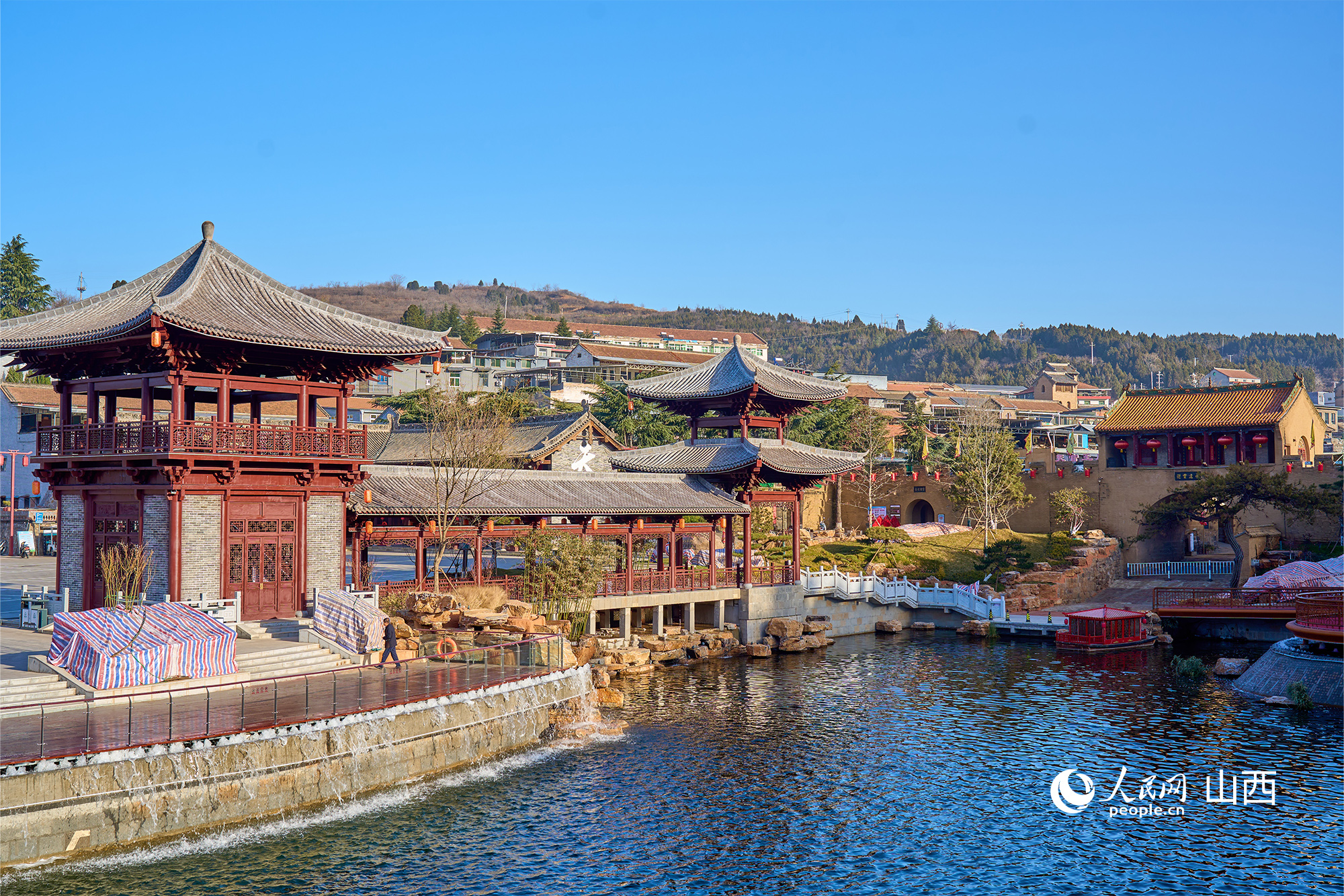 冬日里的山西省晉城市陽城縣白巷里。人民網(wǎng) 張超寧攝